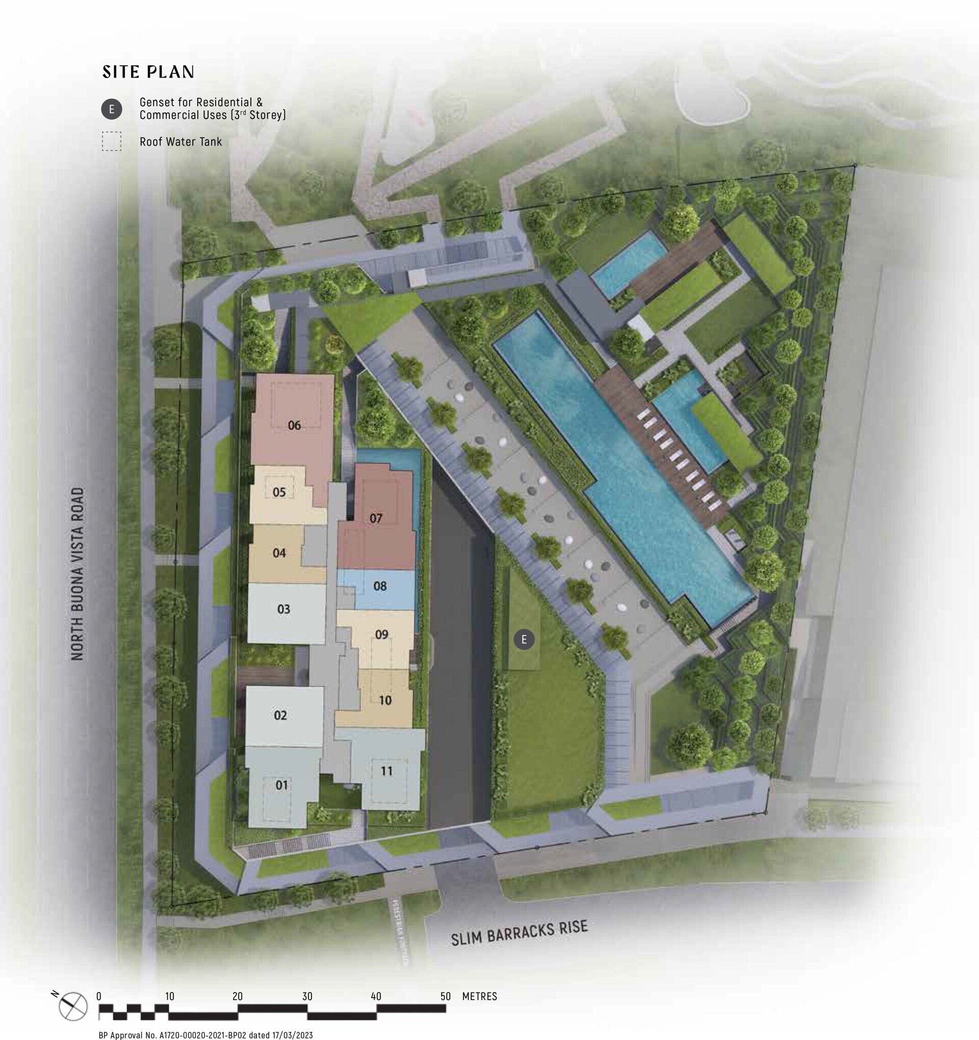 Blossoms By The Park siteplan